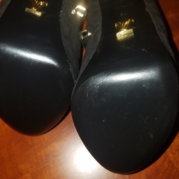 Authentic Louis Vuitton Temptation Peep-Toe Platform Booties - Picture 5 of 12